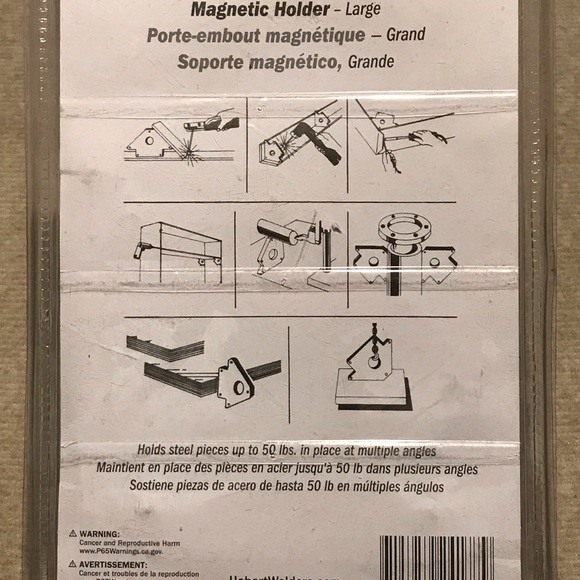 Hobart Welding Magnetic Holder - Large, Gray # 770063 NWT
Large Magnetic Holder - Picture 6 of 7